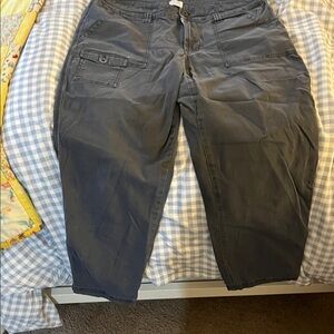 WoMen's Blue Cargo Pants
